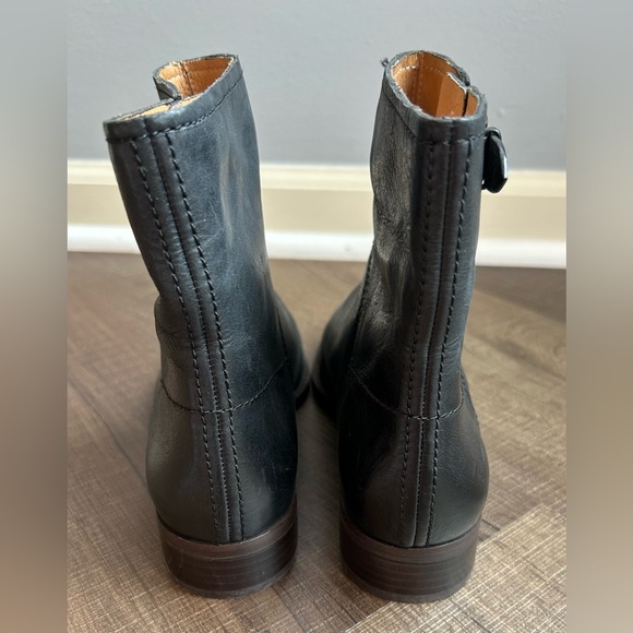 Coach Black Leather Ankle Boots – Sample (Not for Resale Marking) Women’s Size 7 - Picture 7 of 17